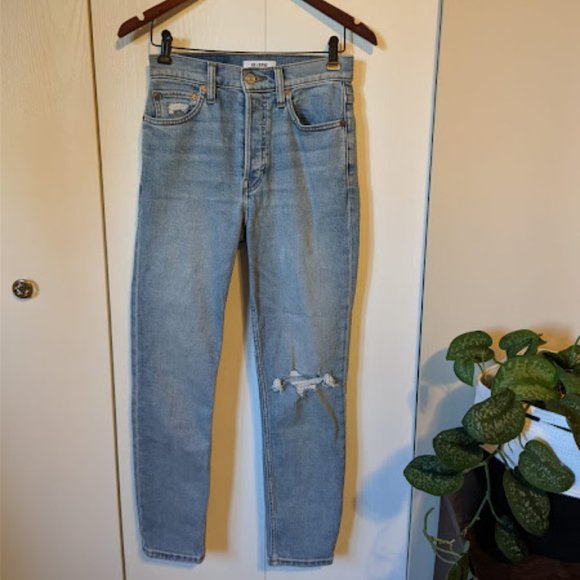 RE/DONE 90s ankle crop jeans (size 26) - Picture 1 of 2